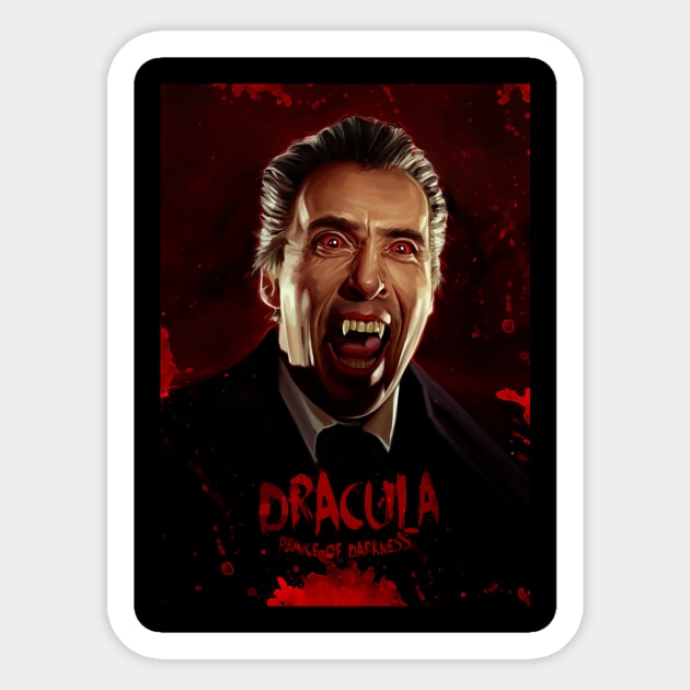 Dracula: Prince of Darkness Sticker by dmitryb1